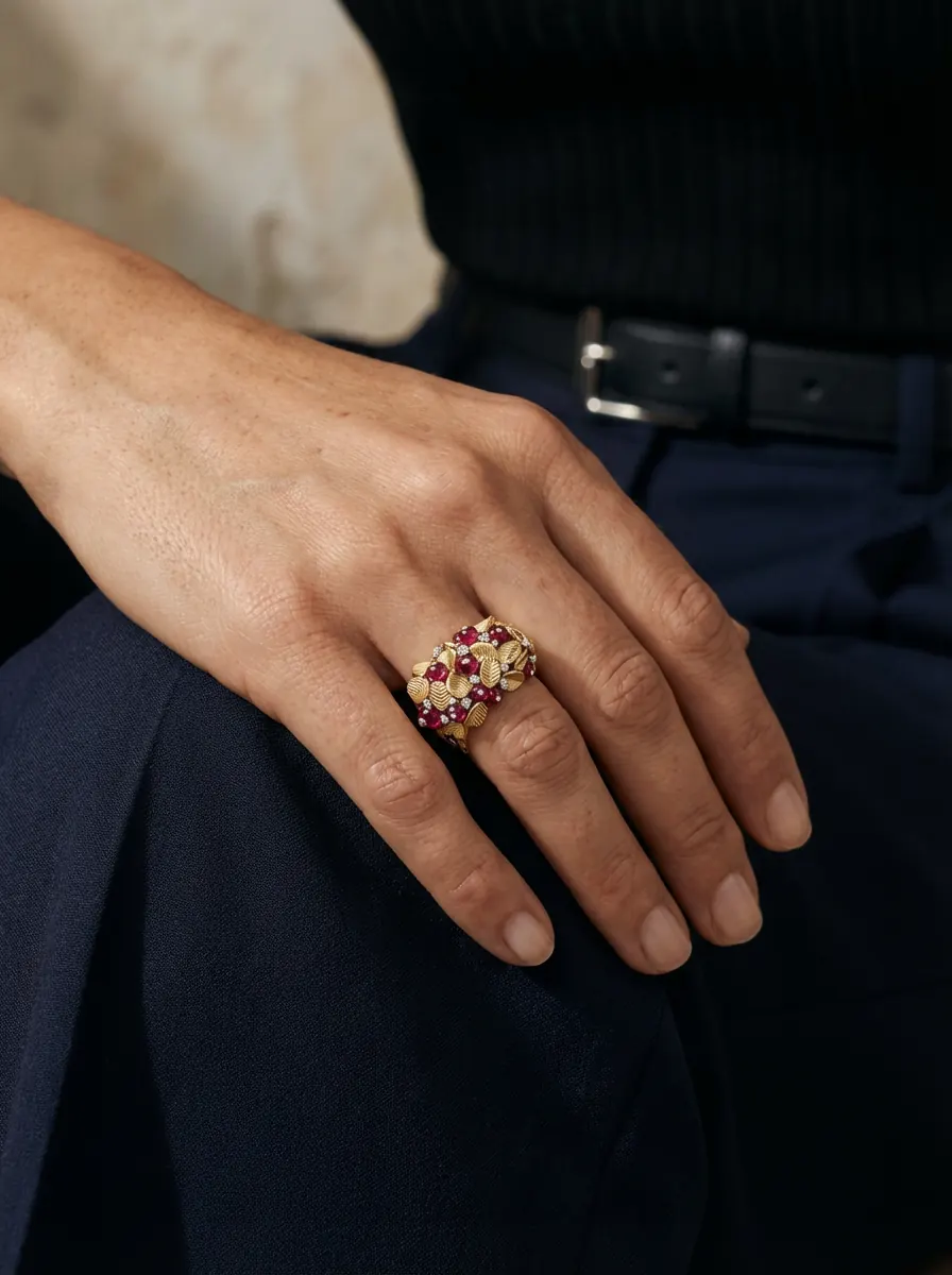 AI-generated jewelry sample by REFINA